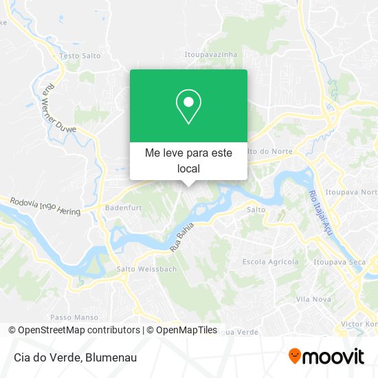 Cia do Verde mapa
