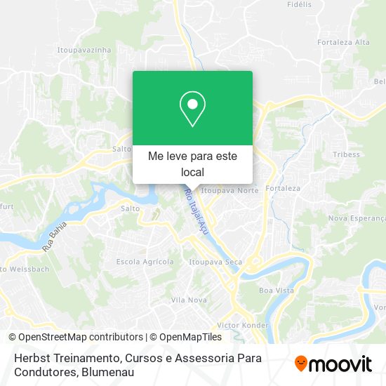 Herbst Treinamento, Cursos e Assessoria Para Condutores mapa