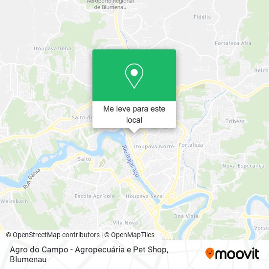 Agro do Campo - Agropecuária e Pet Shop mapa