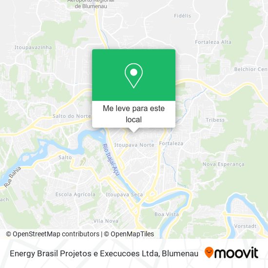 Energy Brasil Projetos e Execucoes Ltda mapa