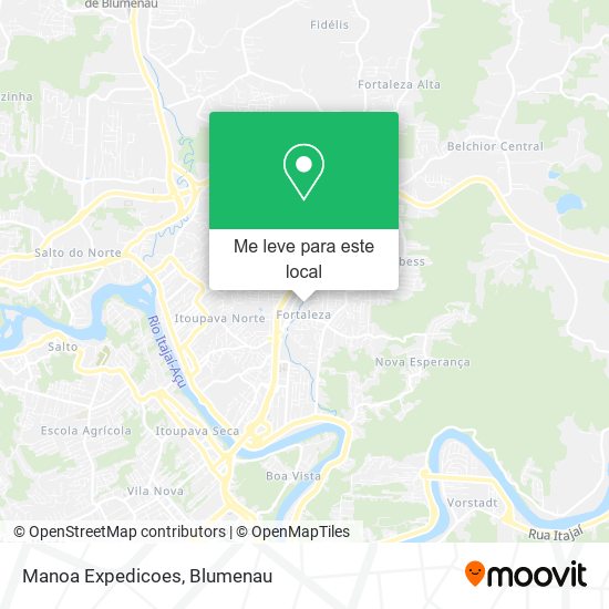 Manoa Expedicoes mapa