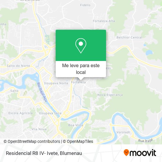 Residencial R8 IV- Ivete mapa