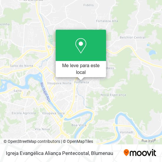 Igreja Evangélica Aliança Pentecostal mapa