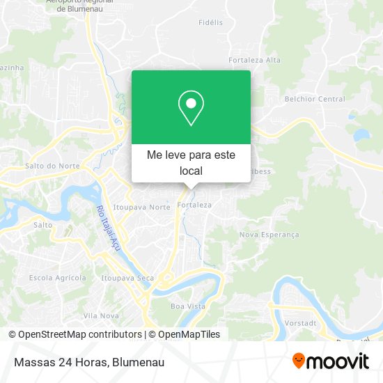 Massas 24 Horas mapa