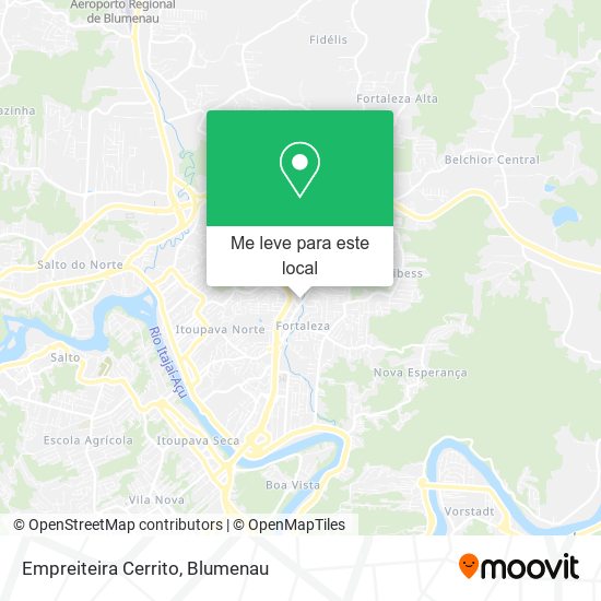 Empreiteira Cerrito mapa