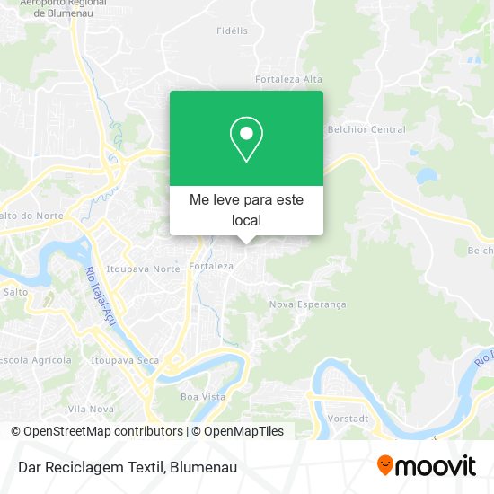 Dar Reciclagem Textil mapa