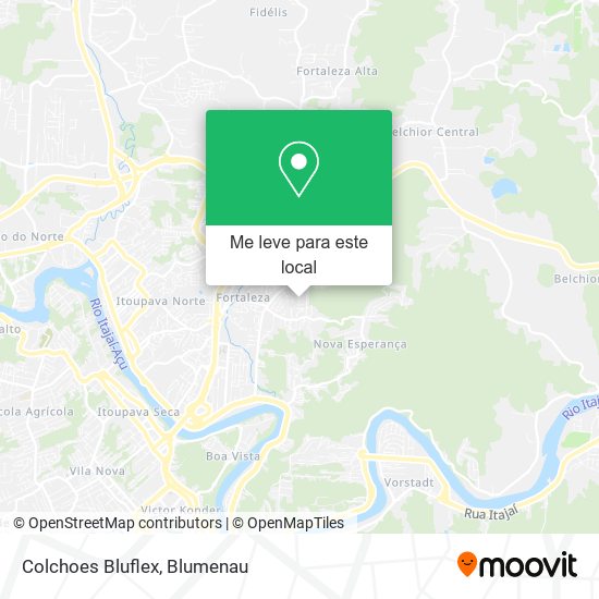 Colchoes Bluflex mapa