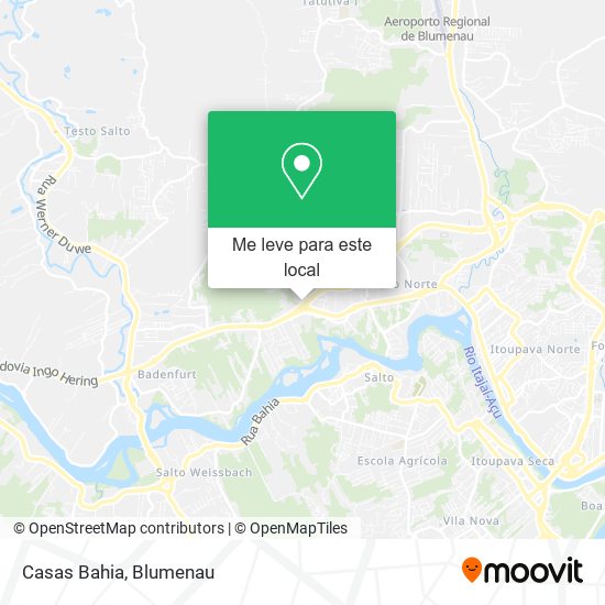 Casas Bahia mapa