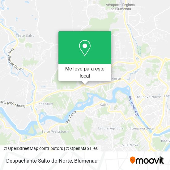 Despachante Salto do Norte mapa
