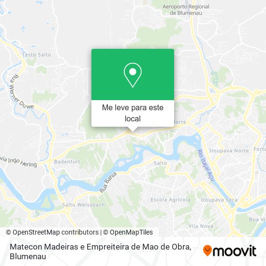 Matecon Madeiras e Empreiteira de Mao de Obra mapa