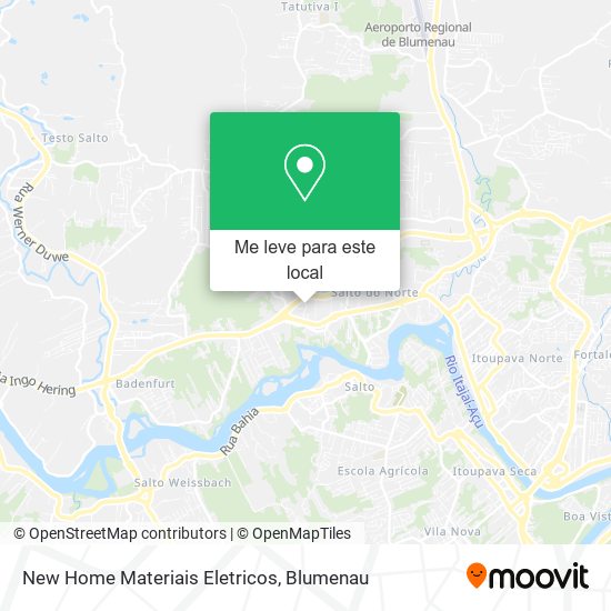 New Home Materiais Eletricos mapa