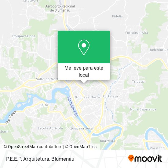 P.E.E.P. Arquitetura mapa