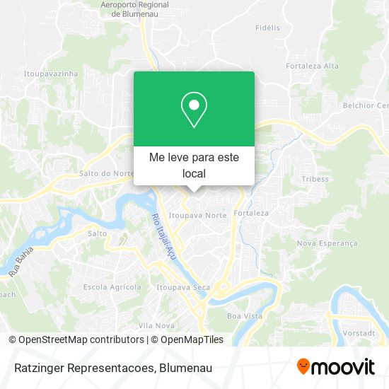 Ratzinger Representacoes mapa