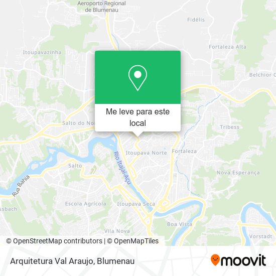 Arquitetura Val Araujo mapa