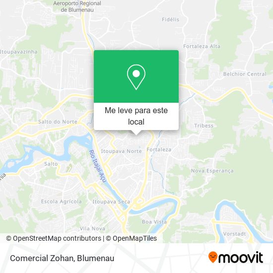 Comercial Zohan mapa