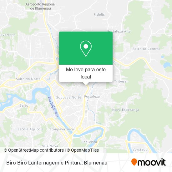 Biro Biro Lanternagem e Pintura mapa