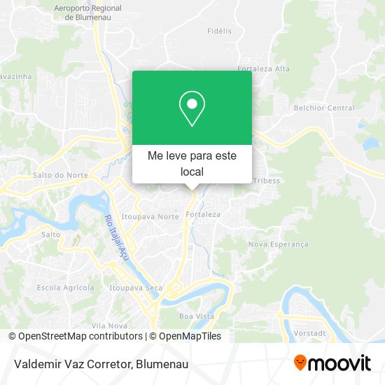 Valdemir Vaz Corretor mapa