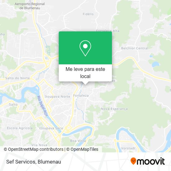 Sef Servicos mapa