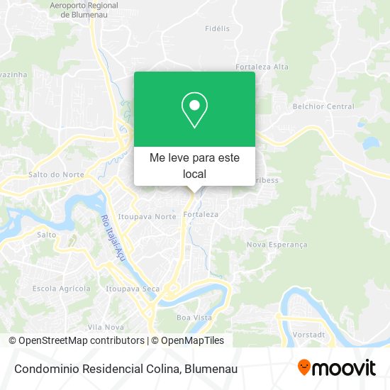 Condominio Residencial Colina mapa