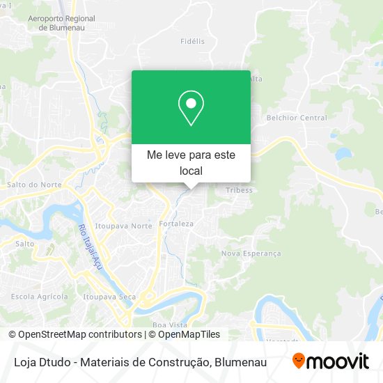 Loja Dtudo - Materiais de Construção mapa