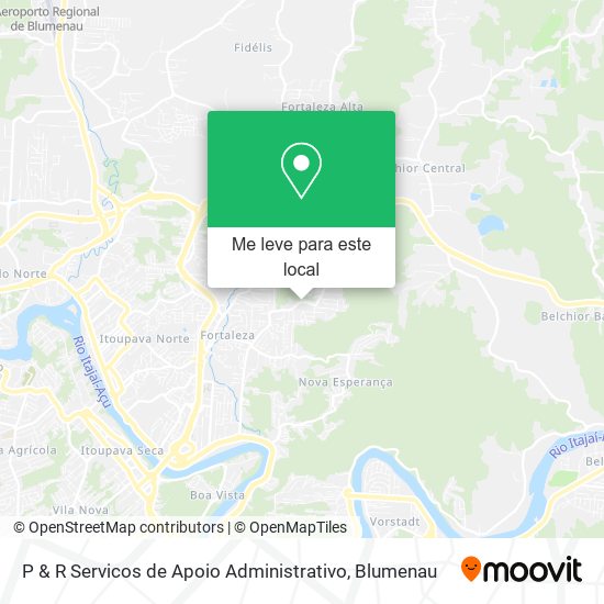 P & R Servicos de Apoio Administrativo mapa
