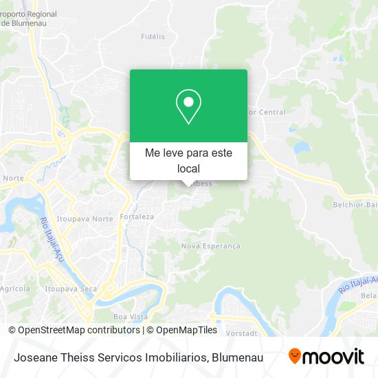 Joseane Theiss Servicos Imobiliarios mapa