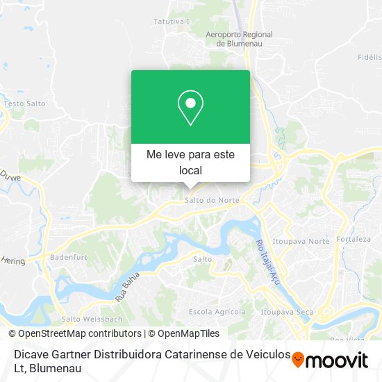 Dicave Gartner Distribuidora Catarinense de Veiculos Lt mapa