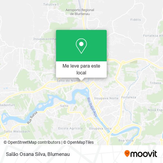 Salão Osana Silva mapa
