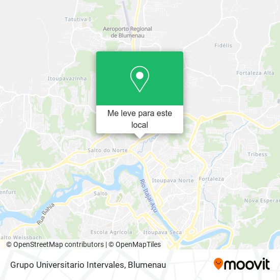 Grupo Universitario Intervales mapa