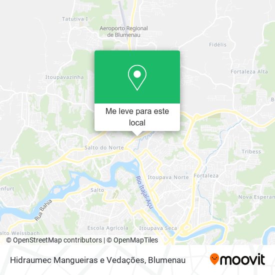 Hidraumec Mangueiras e Vedações mapa