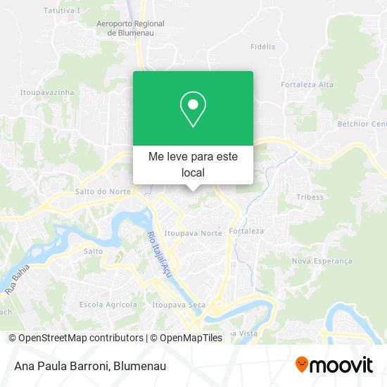 Ana Paula Barroni mapa