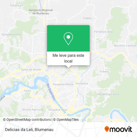 Delicias da Leli mapa