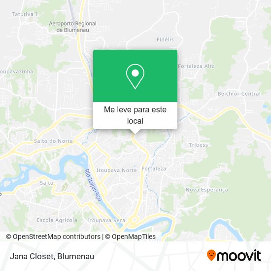 Jana Closet mapa