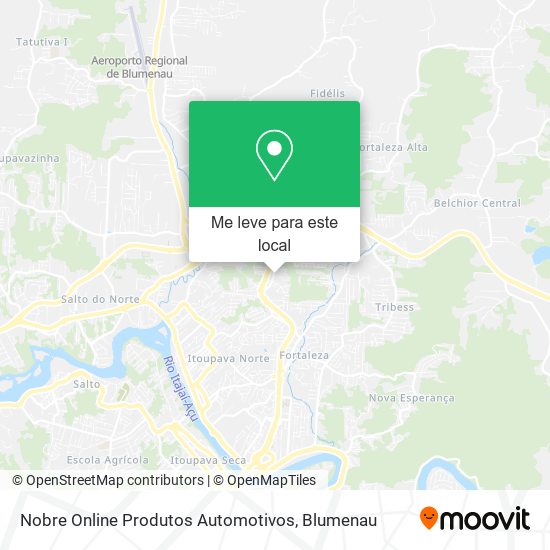 Nobre Online Produtos Automotivos mapa