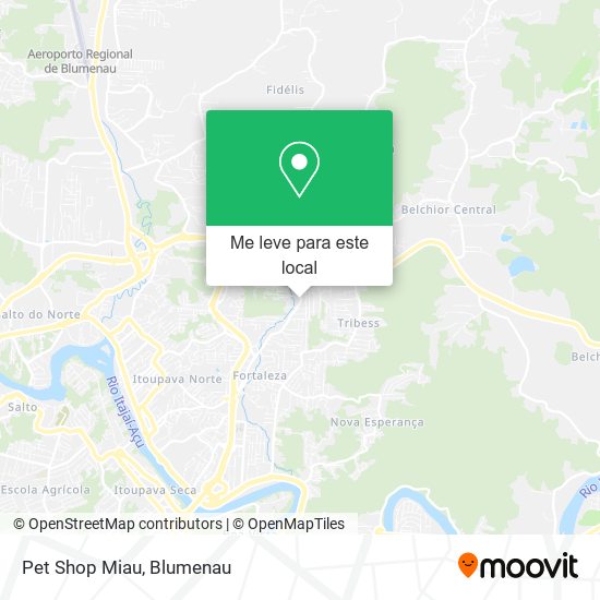 Pet Shop Miau mapa