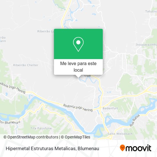 Hipermetal Estruturas Metalicas mapa