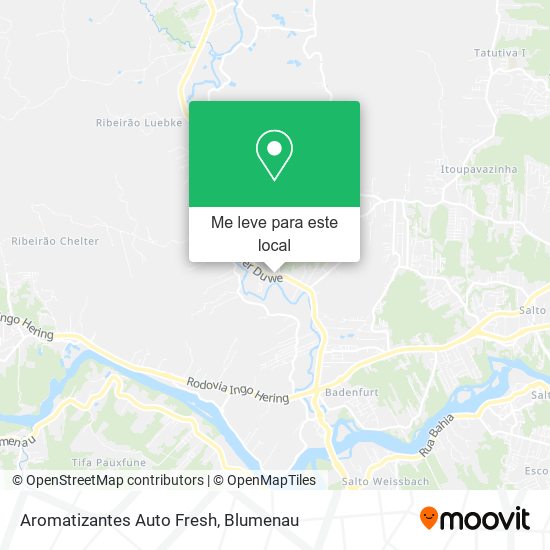 Aromatizantes Auto Fresh mapa