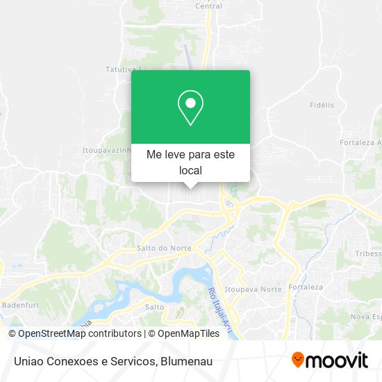 Uniao Conexoes e Servicos mapa