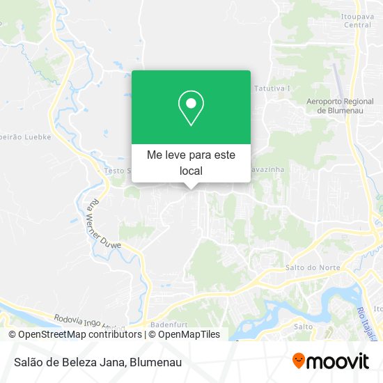 Salão de Beleza Jana mapa