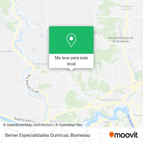 Berner Especialidades Quimicas mapa