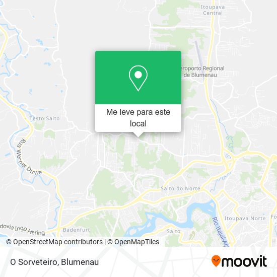 O Sorveteiro mapa