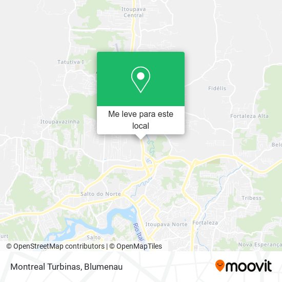 Montreal Turbinas mapa