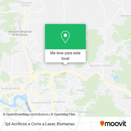 3jd Acrilicos e Corte a Laser mapa