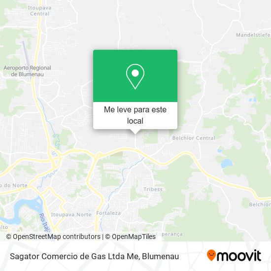 Sagator Comercio de Gas Ltda Me mapa