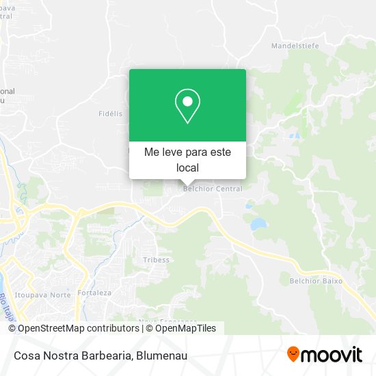 Cosa Nostra Barbearia mapa