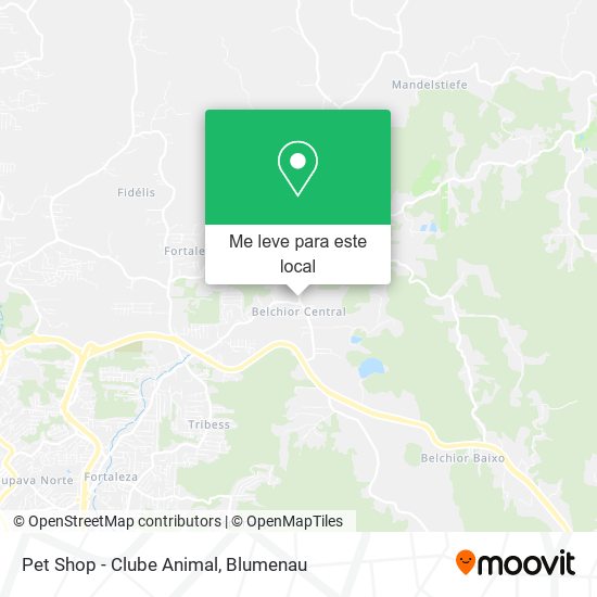 Pet Shop - Clube Animal mapa