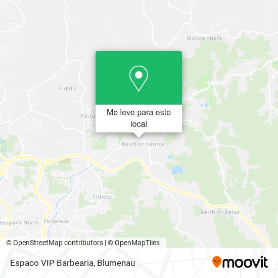 Espaco VIP Barbearia mapa