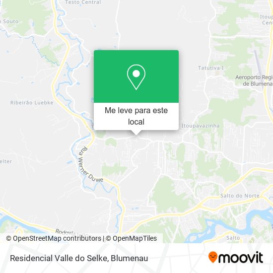 Residencial Valle do Selke mapa