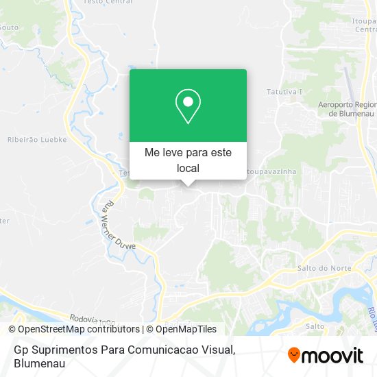 Gp Suprimentos Para Comunicacao Visual mapa