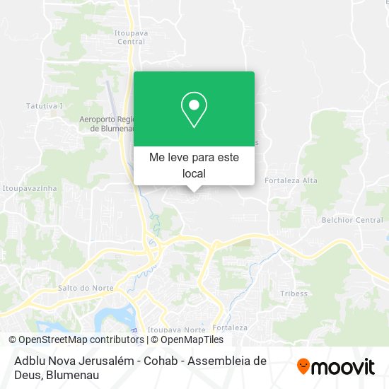 Adblu Nova Jerusalém - Cohab - Assembleia de Deus mapa